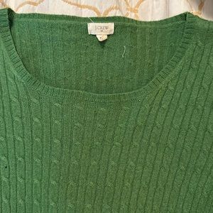 J Crew Green Sweater
